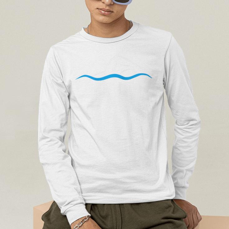 Freestyle Swimming Raglan Baseball Tee Men's Long Sleeve T-Shirt