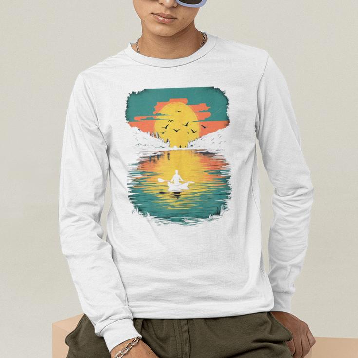 Kayak Kayak Canoe Lake Kayak Canoeing Sleeveless Men's Long Sleeve T-Shirt