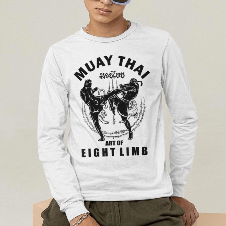 Muay Thai Art Of Eight Limb Men's Long Sleeve T-Shirt Muay Thai Art Of Eight Limb Men's Long Sleeve T-Shirt
