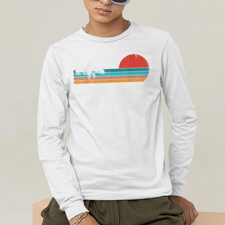 Paddling Canoe Retro Vintage For Canoeists And Paddle Men's Long Sleeve T-Shirt