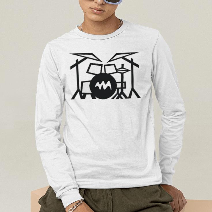 Retro Drum Kit Raglan Baseball Tee Men's Long Sleeve T-Shirt Retro Drum Kit Raglan Baseball Tee Men's Long Sleeve T-Shirt