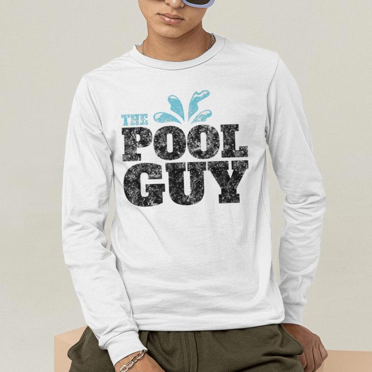 Vintage The Pool Guy Swimming For Him T-Shirt Men's Long Sleeve T-Shirt Vintage The Pool Guy Swimming For Him T-Shirt Men's Long Sleeve T-Shirt