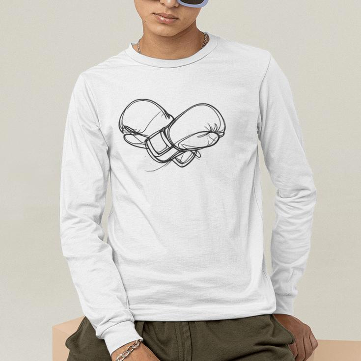 Women's Muay Thai Kickboxing Nak Muay Thai Boxing Fighter Men's Long Sleeve T-Shirt