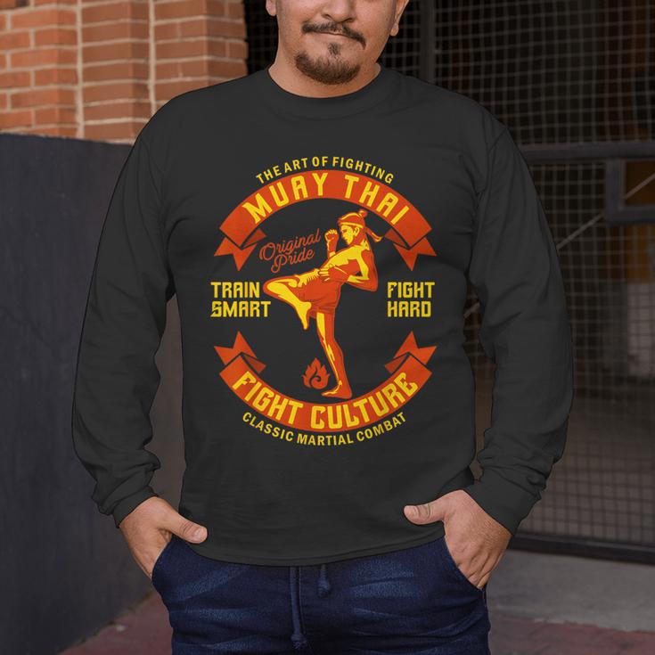 The Art Of Fighting Culture Muay Thai Men's Long Sleeve T-Shirt