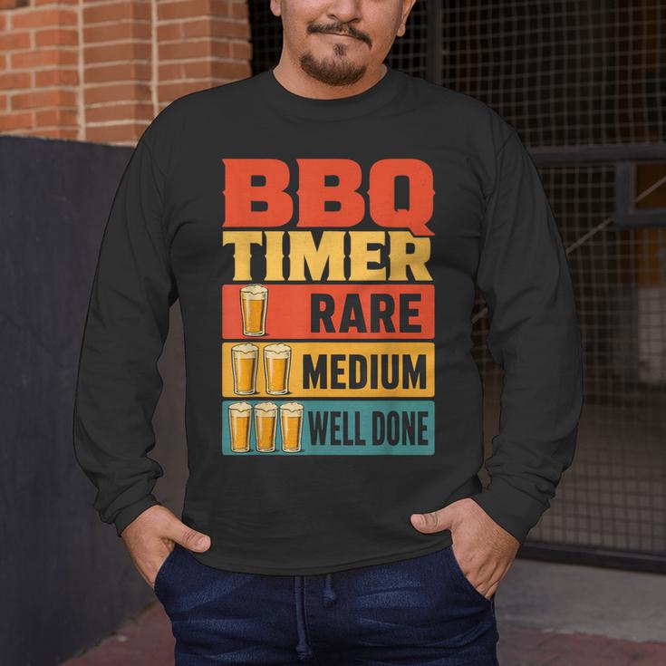 BBQ Dad Griller Weekend Barbecue Men's Long Sleeve T-Shirt BBQ Dad Griller Weekend Barbecue Men's Long Sleeve T-Shirt