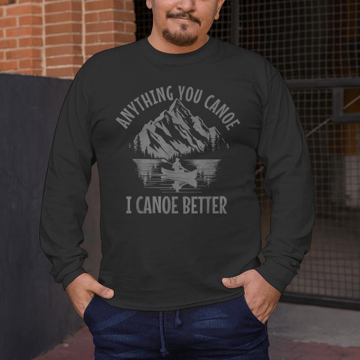 Canoe Canoeing Men's Long Sleeve T-Shirt