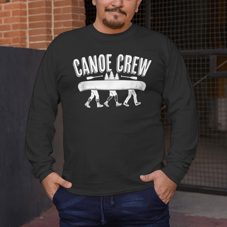 Canoe Crew Canoeing Men's Long Sleeve T-Shirt Canoe Crew Canoeing Men's Long Sleeve T-Shirt