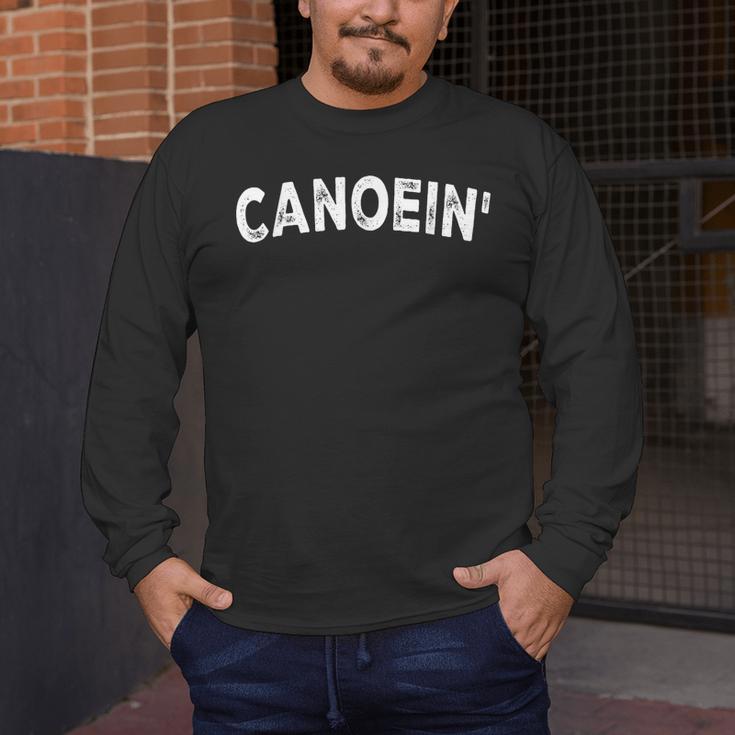 Canoein' Men's Long Sleeve T-Shirt