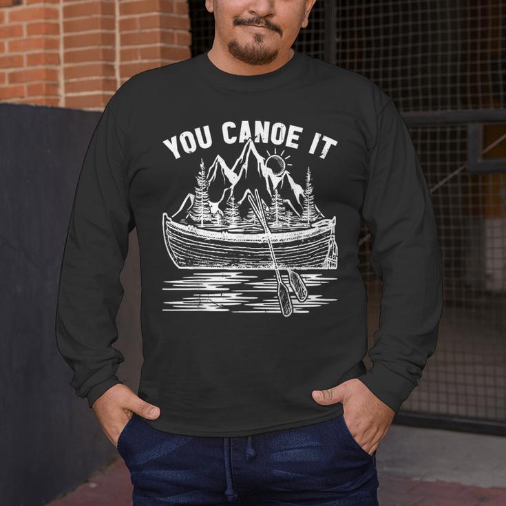 Canoeing Canoe Men's Long Sleeve T-Shirt