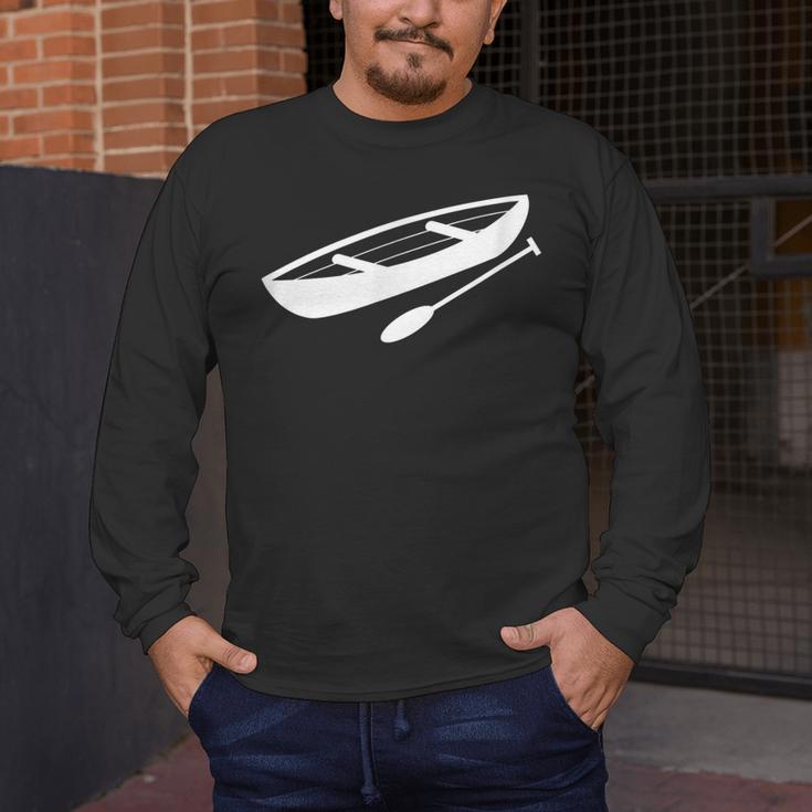 Canoeing Kayaking Canoe Tshirt Men's Long Sleeve T-Shirt