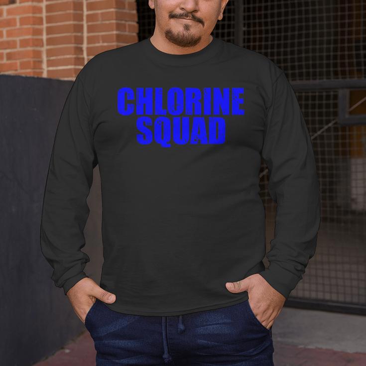 Chlorine Crew Swimming Men's Long Sleeve T-Shirt Chlorine Crew Swimming Men's Long Sleeve T-Shirt