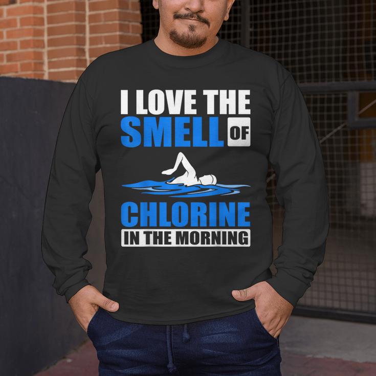 Cool Swimming Art Men Women Swimmer Swim Lover Pool Chlorine Men's Long Sleeve T-Shirt Cool Swimming Art Men Women Swimmer Swim Lover Pool Chlorine Men's Long Sleeve T-Shirt