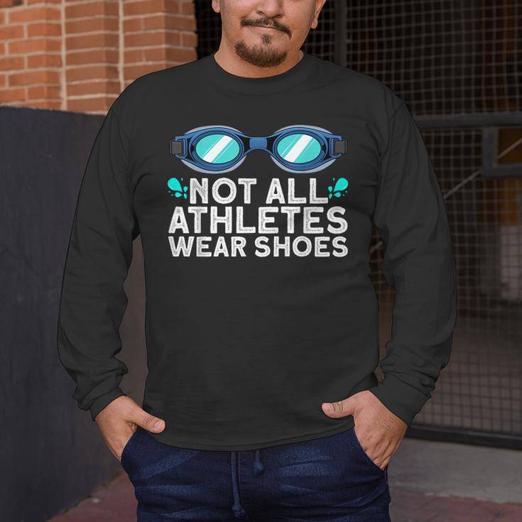 Cool Swimming For Men Women Swimmer Swim Instructor Goggles Men's Long Sleeve T-Shirt