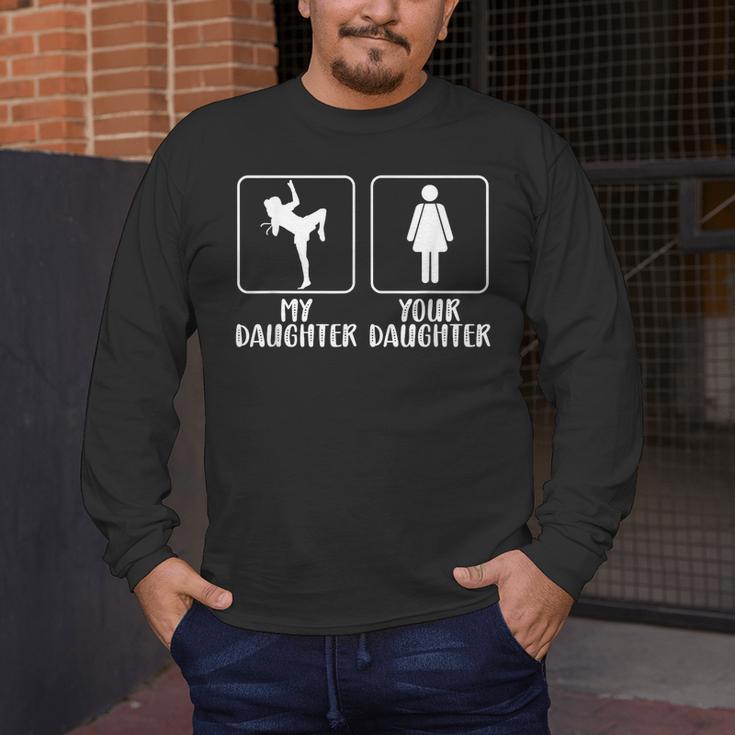 My Daughter Muay Thai Mom Muay Thai Mother Muay Thai Mama Men's Long Sleeve T-Shirt