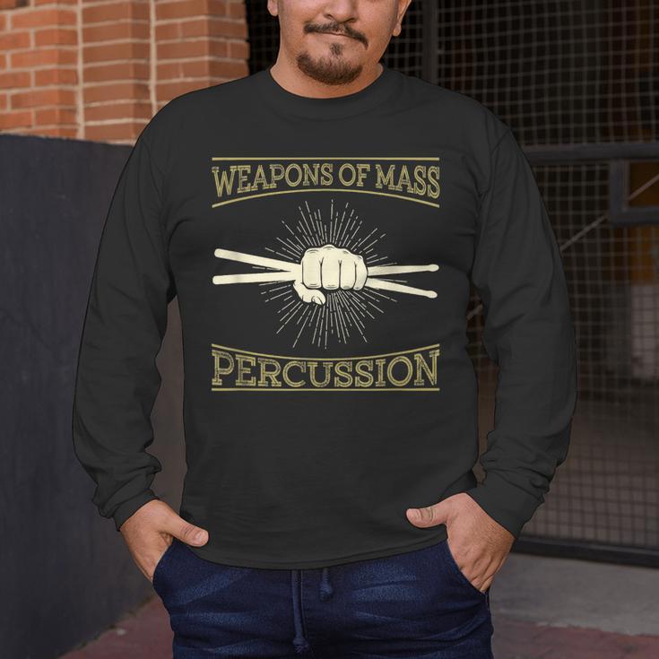 Drummer Music Drum Kit Men's Long Sleeve T-Shirt