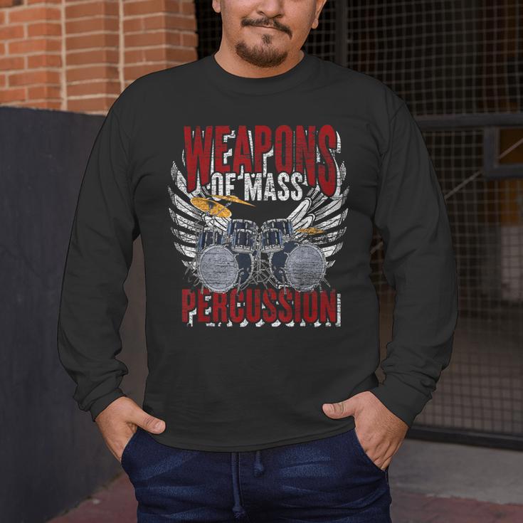 Drummer Rock Drummer Drum Kit Men's Long Sleeve T-Shirt Drummer Rock Drummer Drum Kit Men's Long Sleeve T-Shirt