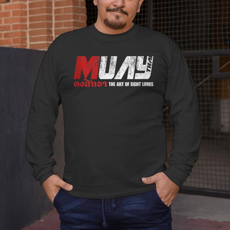 Martial Arts Muay Thai Men's Long Sleeve T-Shirt