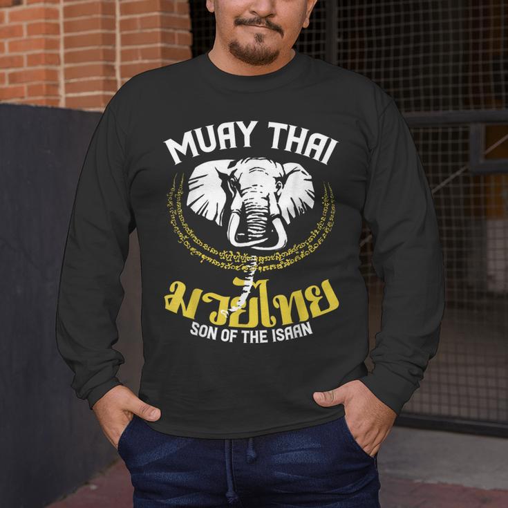 Muay Thai Thai Boxing Elephant Martial Arts T-Shirt Men's Long Sleeve T-Shirt Muay Thai Thai Boxing Elephant Martial Arts T-Shirt Men's Long Sleeve T-Shirt