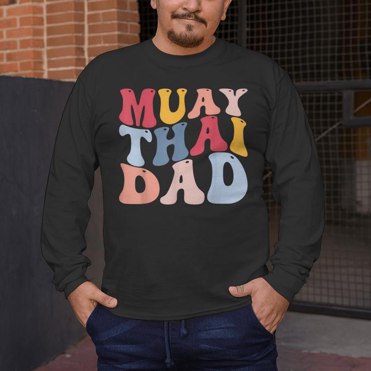Muay Thai Dad Thai Boxing Dad Men's Long Sleeve T-Shirt