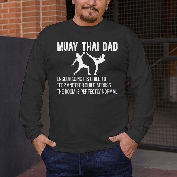 Muay Thai Dad Definition Muay Thai Father Men's Long Sleeve T-Shirt Muay Thai Dad Definition Muay Thai Father Men's Long Sleeve T-Shirt