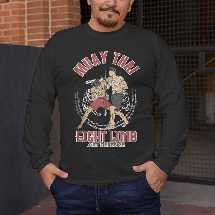 Muay Thai Eight Limb Art Defence Men's Long Sleeve T-Shirt