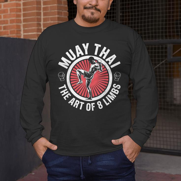 Muay Thai For Men Women Kids Mixed Martial Arts Men's Long Sleeve T-Shirt
