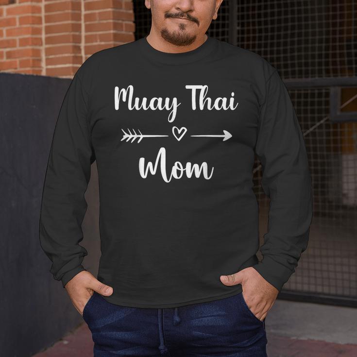 Muay Thai Mom Woman Muay Thai Sport Lover Men's Long Sleeve T-Shirt Muay Thai Mom Woman Muay Thai Sport Lover Men's Long Sleeve T-Shirt