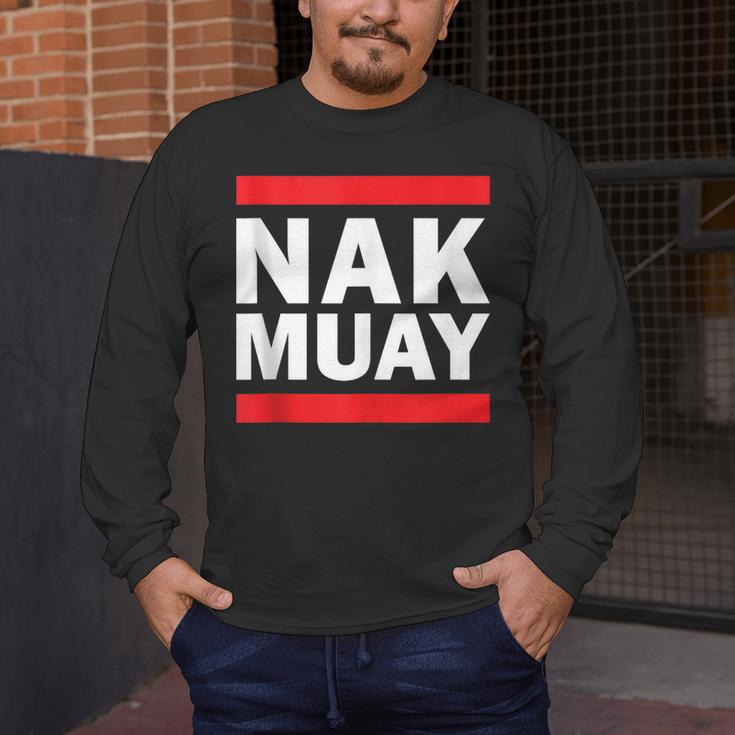 Nak Muay Thai Fighter Men's Long Sleeve T-Shirt Nak Muay Thai Fighter Men's Long Sleeve T-Shirt
