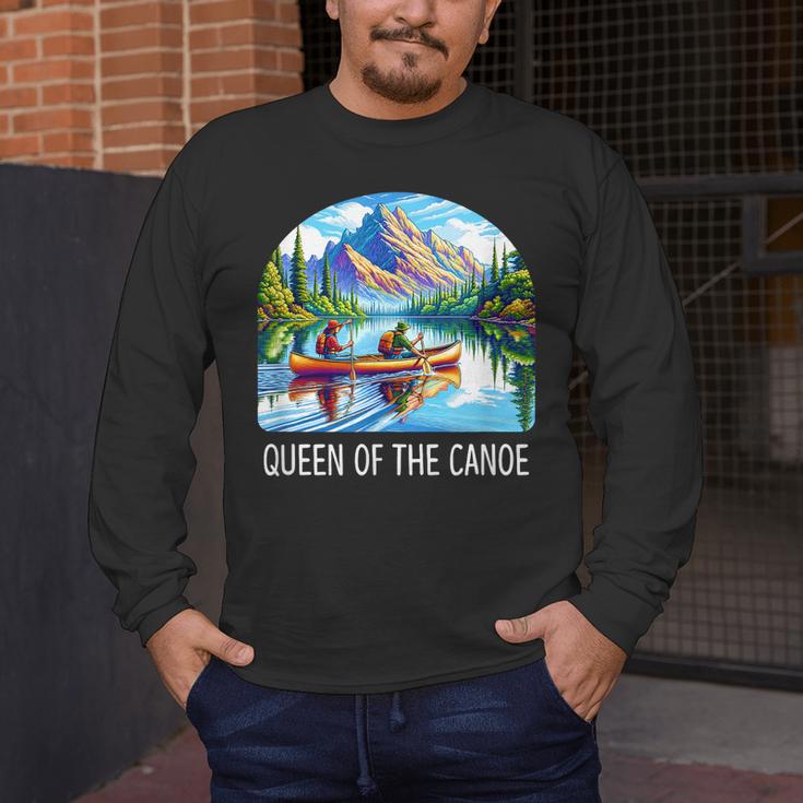 Queen Of The Canoe Canoeing Men's Long Sleeve T-Shirt