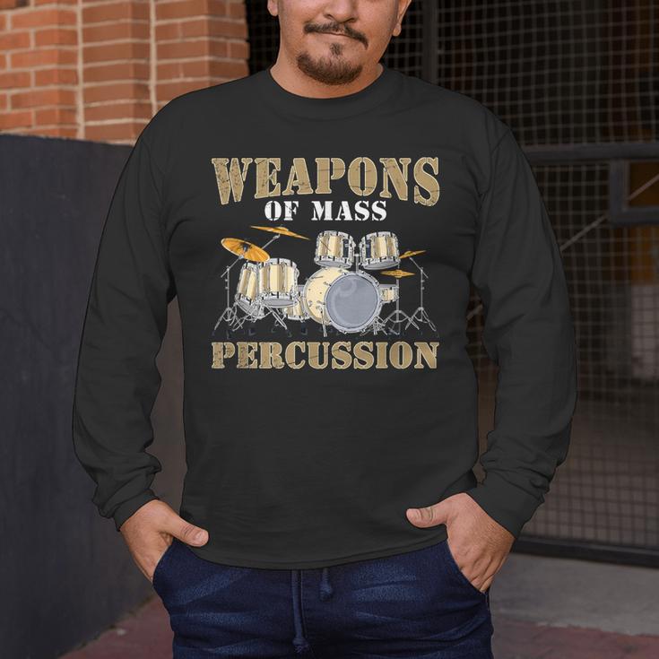 Rock Band Musical Instrument Drum Kit Men's Long Sleeve T-Shirt Rock Band Musical Instrument Drum Kit Men's Long Sleeve T-Shirt