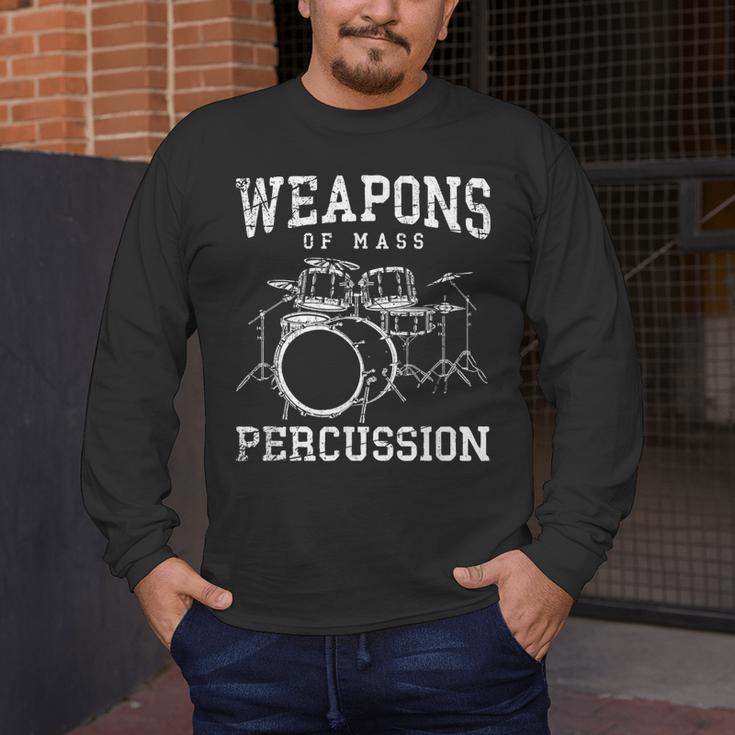 Rock Musician Drummer Drum Kit Men's Long Sleeve T-Shirt Rock Musician Drummer Drum Kit Men's Long Sleeve T-Shirt