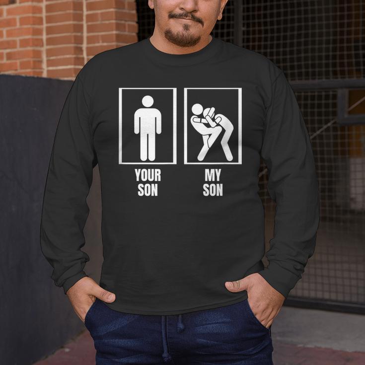 Your Son My Son Dad Father Mom Mother Muay Thai Men's Long Sleeve T-Shirt Your Son My Son Dad Father Mom Mother Muay Thai Men's Long Sleeve T-Shirt