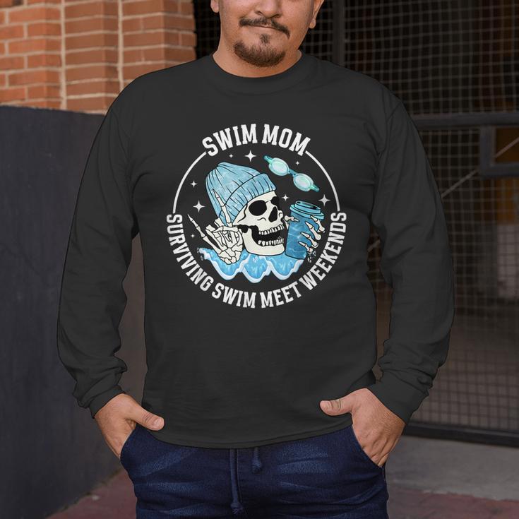 Swim Meets Swim Mom Of A Swimmer Mom Swim Mama Swimming Mom Men's Long Sleeve T-Shirt Swim Meets Swim Mom Of A Swimmer Mom Swim Mama Swimming Mom Men's Long Sleeve T-Shirt
