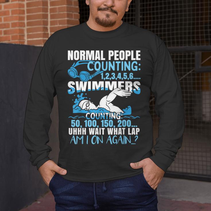 Swimming Humor Swim Men's Long Sleeve T-Shirt Swimming Humor Swim Men's Long Sleeve T-Shirt