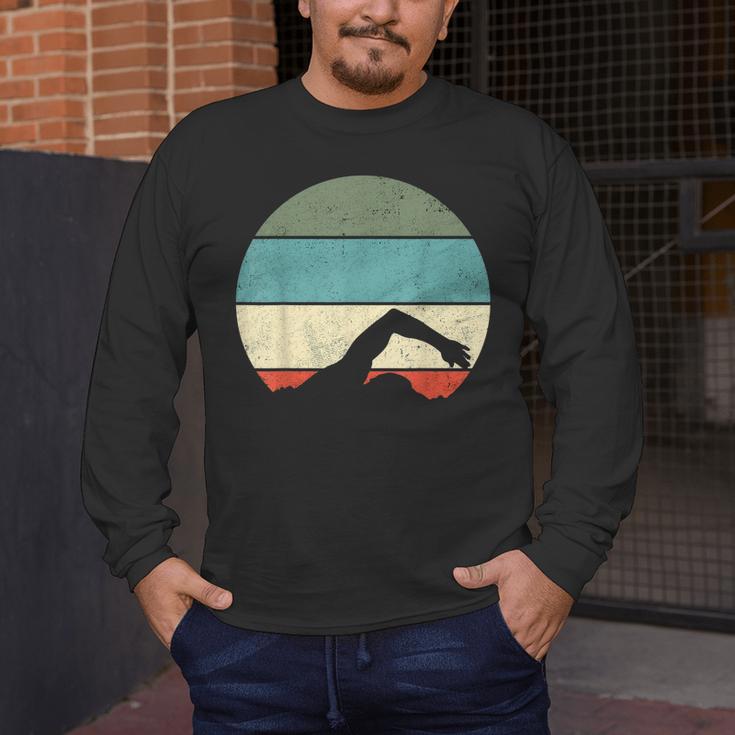 Swimming Men's Long Sleeve T-Shirt