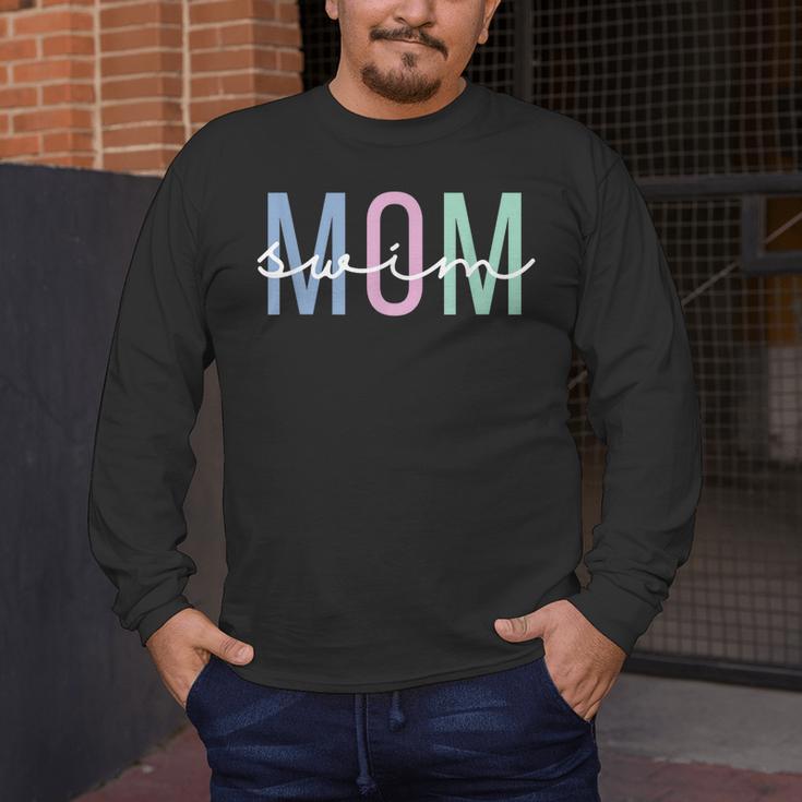 Swimming Sport Ideas For Everybody Women's Swim Mom Swim Team Swimmers Mother Men's Long Sleeve T-Shirt Swimming Sport Ideas For Everybody Women's Swim Mom Swim Team Swimmers Mother Men's Long Sleeve T-Shirt