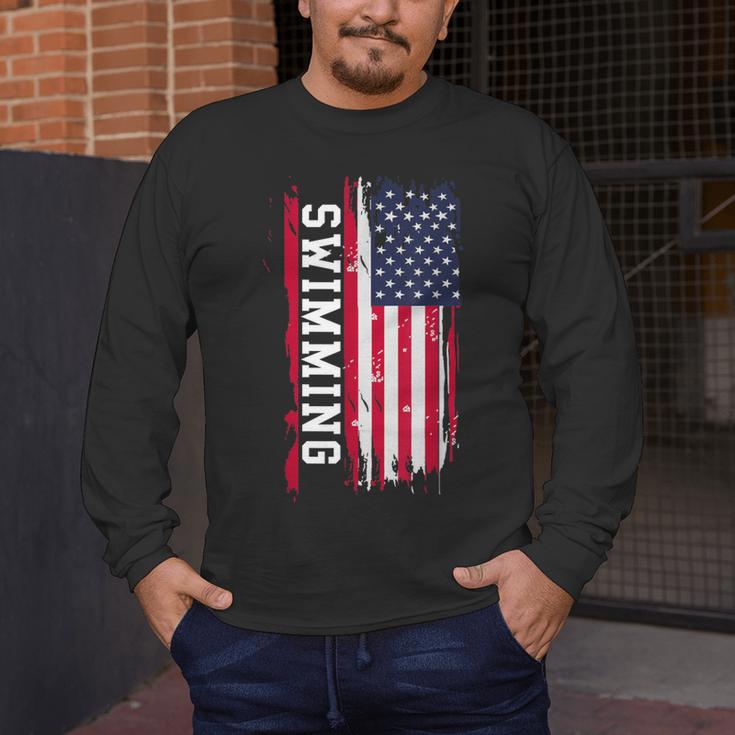 Swimming And Swimmers Men's Long Sleeve T-Shirt