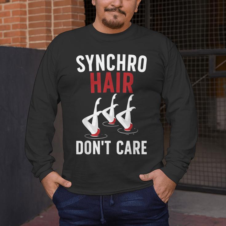 Synchronized Swimming Art For Men Women Synchronized Swim Men's Long Sleeve T-Shirt Synchronized Swimming Art For Men Women Synchronized Swim Men's Long Sleeve T-Shirt