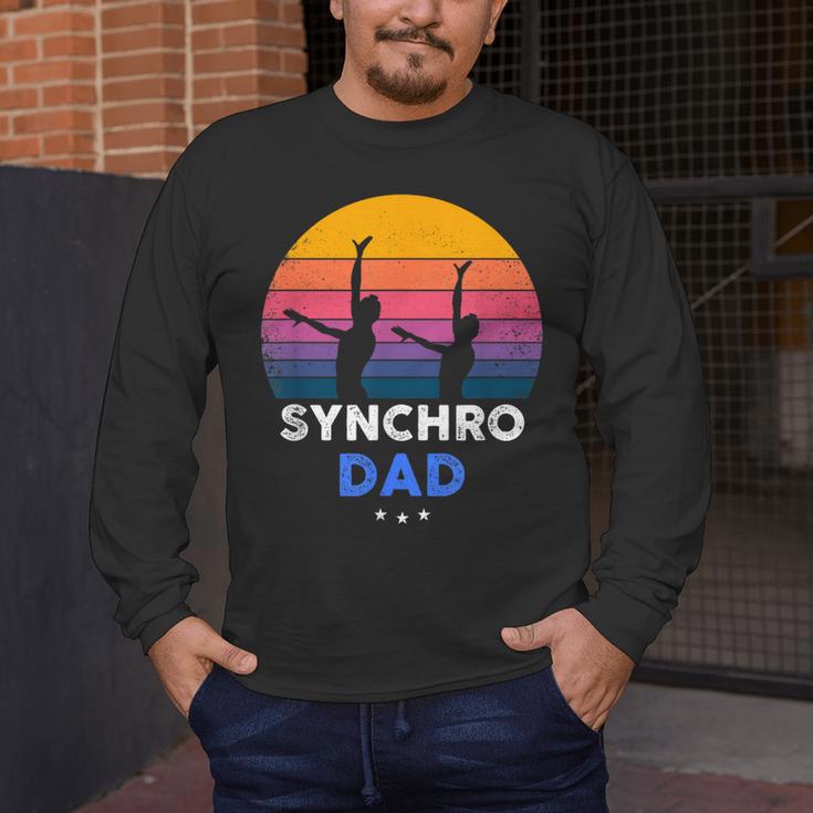 Synchronized Swimming Synchro Dad Men's Long Sleeve T-Shirt Synchronized Swimming Synchro Dad Men's Long Sleeve T-Shirt