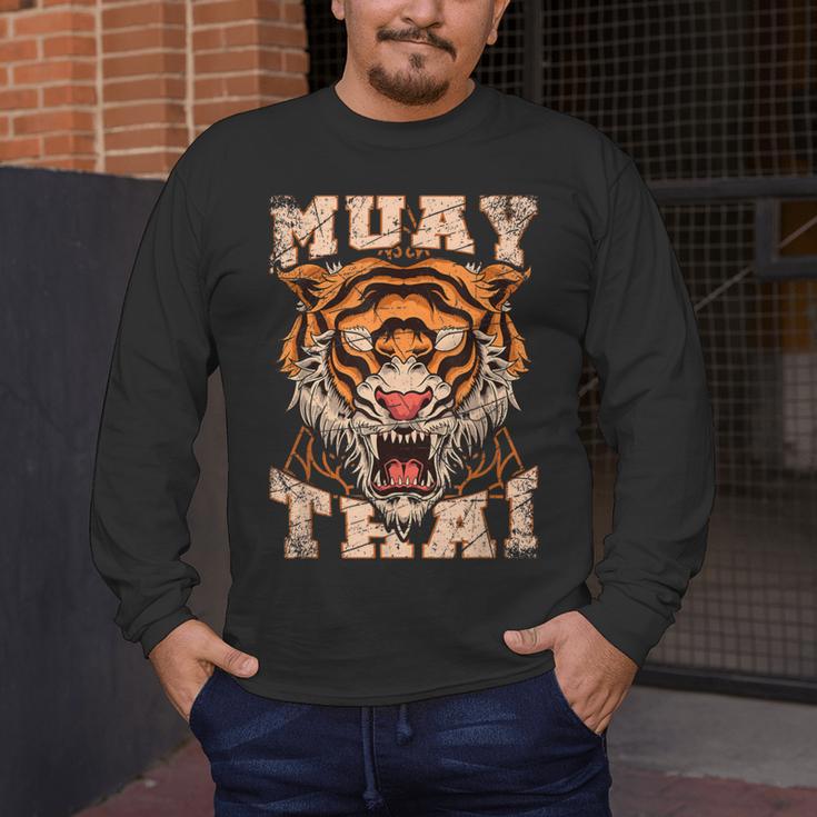 Tiger Asia Ninja Muay Thai Men's Long Sleeve T-Shirt Tiger Asia Ninja Muay Thai Men's Long Sleeve T-Shirt