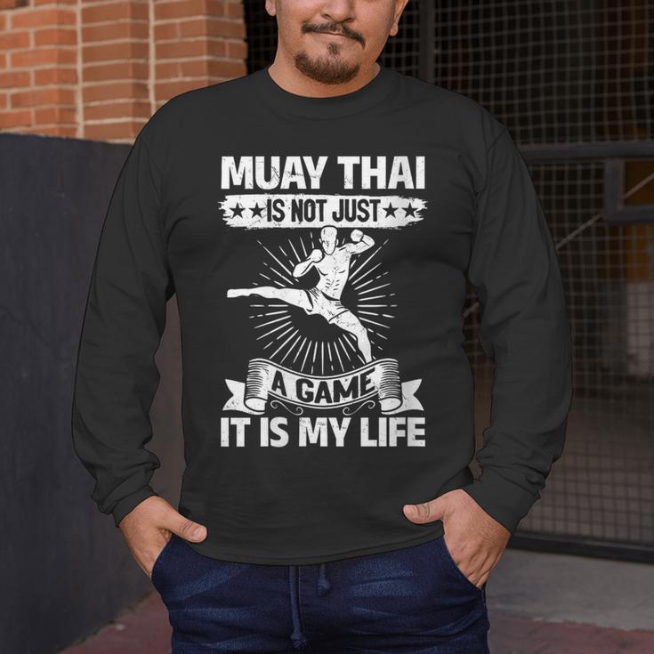 Women's Muay Thai Muay Thai Is Not Just a Game It Is My Life Men's Long Sleeve T-Shirt