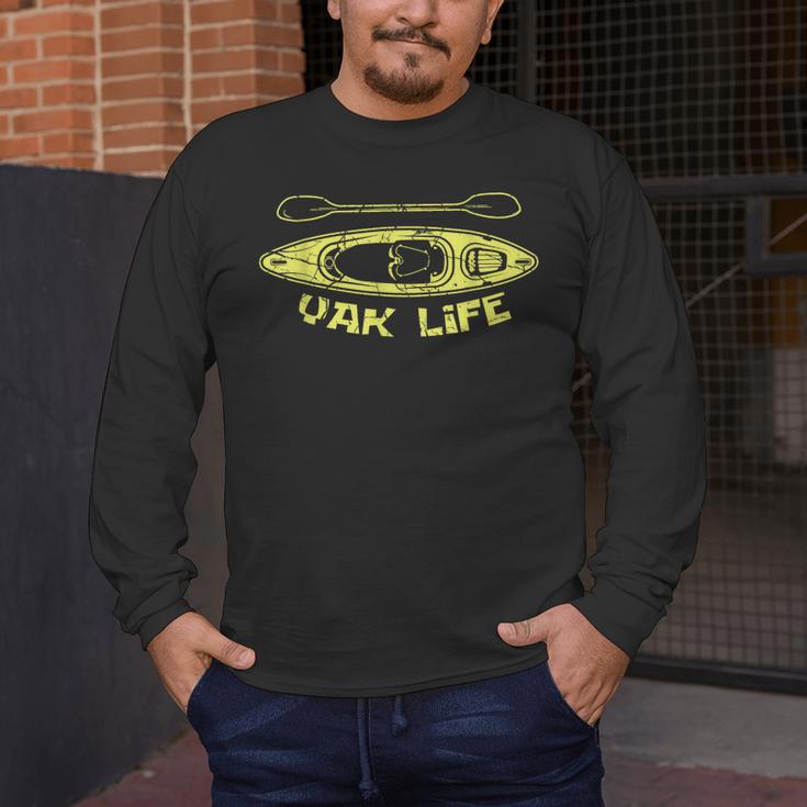 Yak Life Kayaker Or Canoeist Men's Long Sleeve T-Shirt