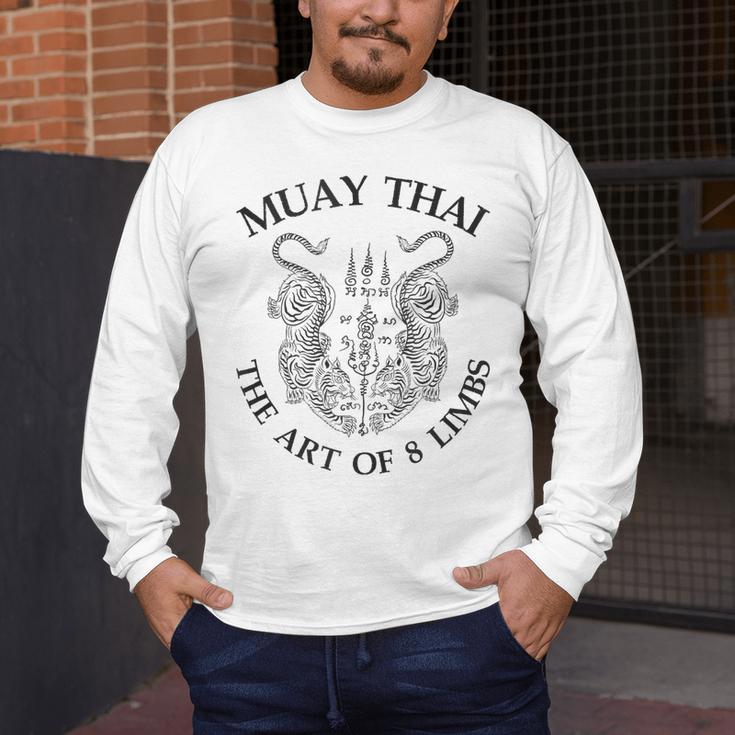 The Art Of 8 Limbs Muay Thai Men's Long Sleeve T-Shirt The Art Of 8 Limbs Muay Thai Men's Long Sleeve T-Shirt