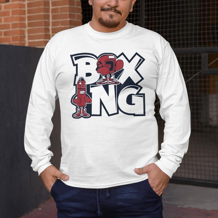 Boxing Professional Boxer Muay Thai Kickboxer Fan Boxing Men's Long Sleeve T-Shirt