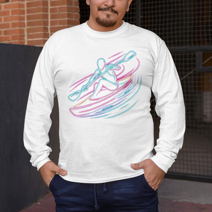 Canoe Canoeing Kayak Paddling Canoeist Men's Long Sleeve T-Shirt