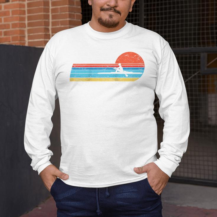 Canoes-Rowing Canoe-Rower Canoeing-Canoeist Vintage Canoes Raglan Baseball Tee Men's Long Sleeve T-Shirt Canoes-Rowing Canoe-Rower Canoeing-Canoeist Vintage Canoes Raglan Baseball Tee Men's Long Sleeve T-Shirt
