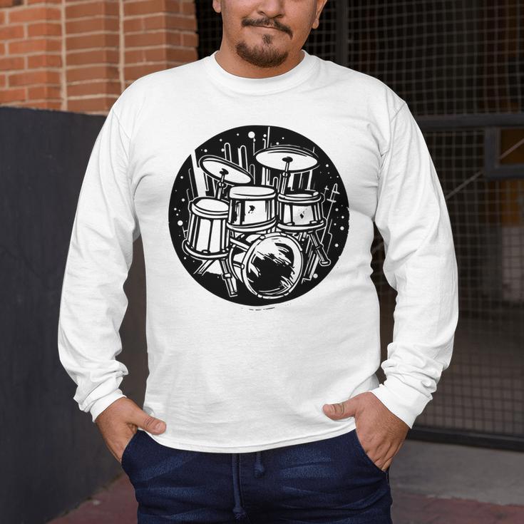 Drum Kit Drums Sweatshirt Men's Long Sleeve T-Shirt