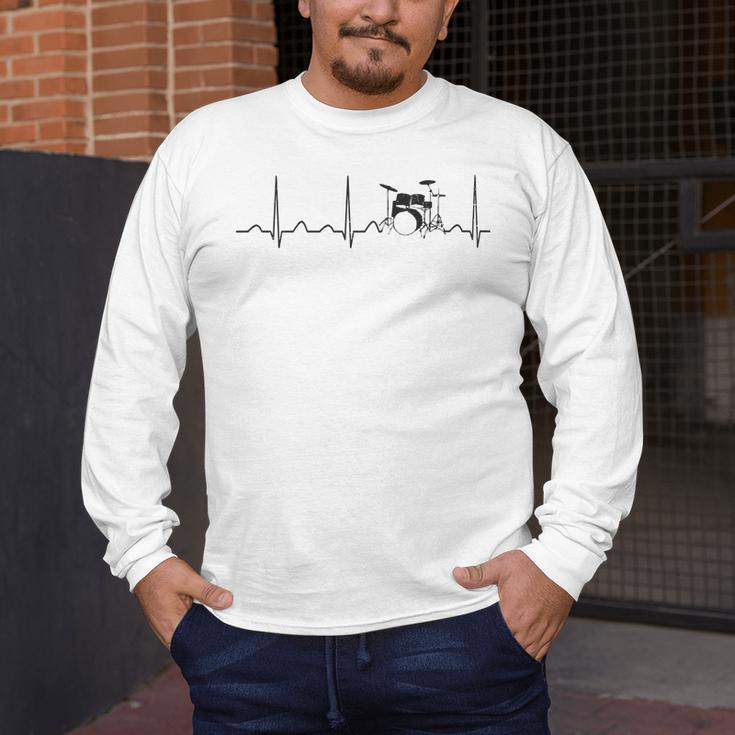 Drum Kit Set Drummer Men's Long Sleeve T-Shirt Drum Kit Set Drummer Men's Long Sleeve T-Shirt