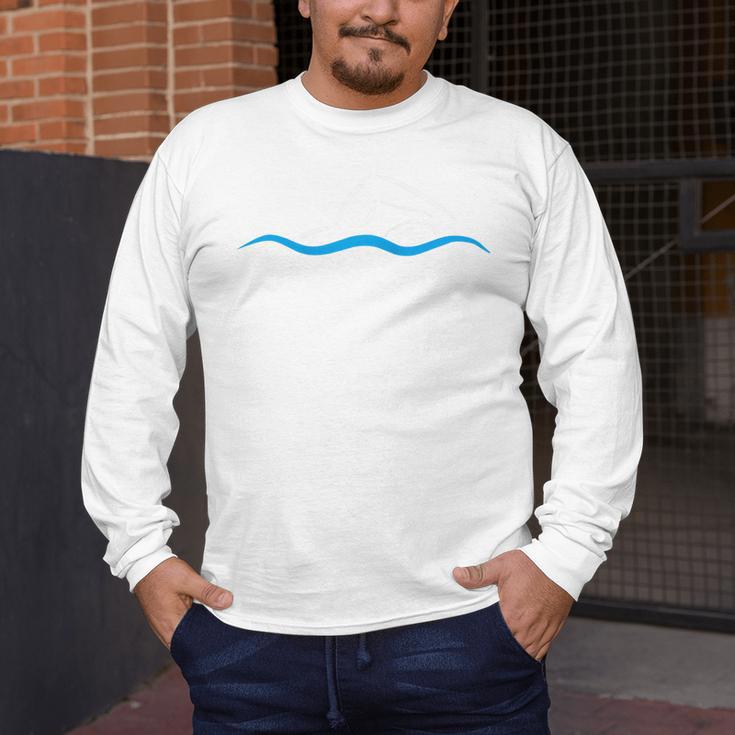 Freestyle Swimming Raglan Baseball Tee Men's Long Sleeve T-Shirt