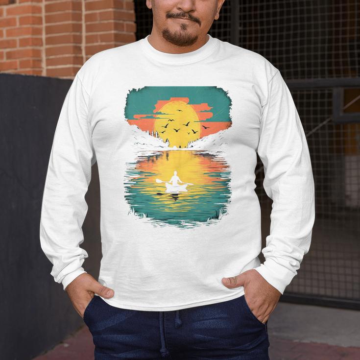 Kayak Kayak Canoe Lake Kayak Canoeing Sleeveless Men's Long Sleeve T-Shirt